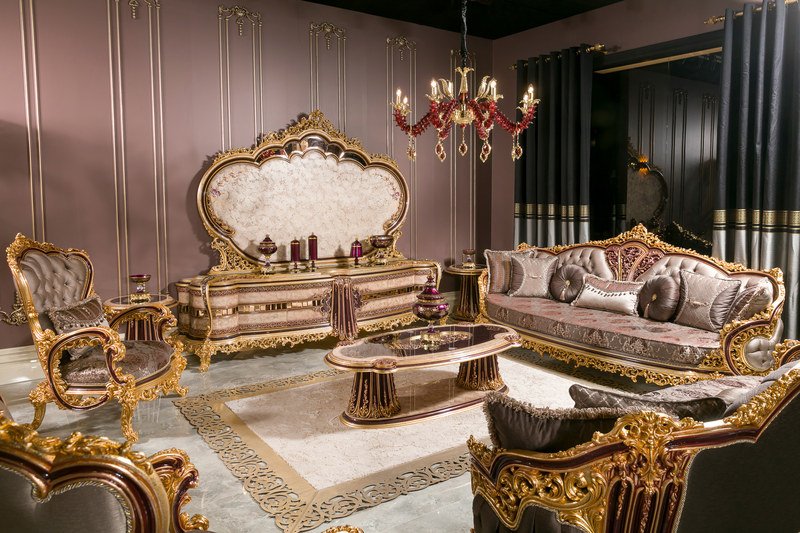 Riva Kırmızı Serisi — Salon genel görünüm