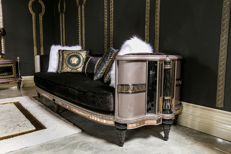 Versace Serisi — Kapitone kanepe